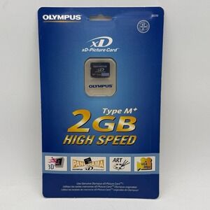 Olympus 2GB XD M+ Picture Card High Speed NOS Factory Sealed Memory Card